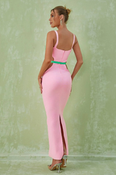 Strappy Metal Trim Cut Out Maxi Dress | Dress In Beauty